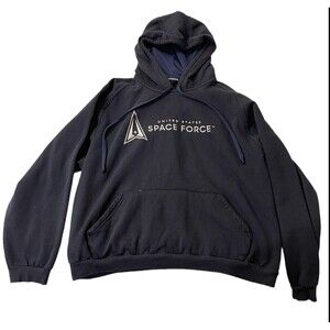 United States Space Force hoodie medium navy Trump MAGA USA Military
